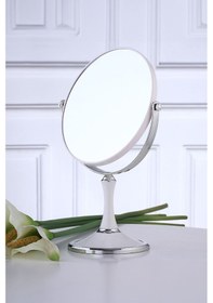 Resim Masa Üstü Beyaz Çift Taraflı Büyüteç Abs Polimer Masa Ayna Cin720 Beyaz 