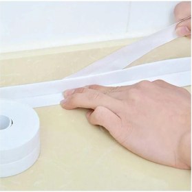 Resim Sgs SGS1240 3.35M Banyo Küvet Mutfak Lavabo Beyaz Su Sızdırmaz Bant Su Geçirmez Kenar Bandı Sızdırmazlık Tamir 