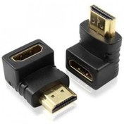 Resim Hdmi to Hdmi Dirsek 90 Açılı Çevirici Uzatma Dönüştürücü Adaptör Hızlı Kargo Faturalı 1. Kalite Ürün