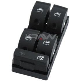 Resim Genel Markalar Cam Açma Anahtarı Audi A4 02-08 - Uyumlu Dörtlü 