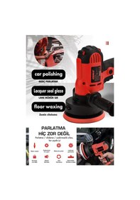 Resim Assur ASR403 Elektrikli Dikey Polisaj Zımpara Makinesi Kırmızı 