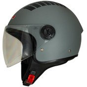 Resim NCR Air Açık Motosiklet Kaskı Mat Gri 