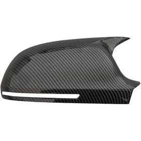 Resim A4, A5, B8, B8.5, A6, A8 Q İçin Karbon Fiber Yan Ayna Kabuğu Dikiz Aynası Muhafazası - Kaiyi 