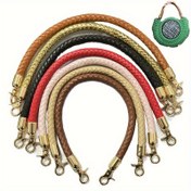 Resim 1 Moda Dokuma Suni Deri Çanta Kolu Kayışı Altın Bahar Tokası ile - Dokuma Suni Deri Yedek Kayış, Ayarlanabilir DIY Tote Zinciri Cüzdan Yapımı, Bileklikler, Tote Çantaları ve El Çantaları için Uygun - Renkli El Sanatları Aksesuarları, Şık Bileklikler, Dayanıklı Bileklikler, Dekoratif Bileklikler, Yaratıcı Tutkunlar, DIY Cüzdan Yapımı Malzemeleri, Yaratıcı Aksesuarlar ve Yedek Kayışlar için Mükemmel, Çapraz Çanta Kayışı | Çok Fonksiyonlu Çanta 