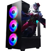 Resim Ramtech Fullforce FF251 İ5-10400F 16GB Ram 256GB SSD 500GB HDD RTX3060/12GB Oyuncu Masaüstü Bilgisayar 