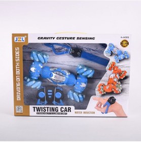 Resim Uzaktan Çift Kumandalı Şarjlı Akrobat Elle Kontrol Edilen Müzikli 