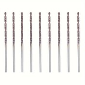 Resim Ultra Dayanıklı Tungsten Karbür Matkap Ucu, 65° Sertlik Nano Kaplama ile - Yüksek Hız Çeliği, Paslanmaz Çelik, Alüminyum Alaşımı & Daha Fazlası için Mükemmel, 1.0mm'den 2.0mm'ye 