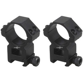 Resim 30mm Dürbün, 21mm Pikatini Ray İçin Yüksek Dürbün Ayağı Scot-54h Siyah 