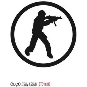 Resim Motorsiklet Otomobil Sticker 2 Adet 246 