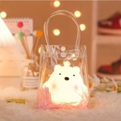 Resim Szypzstore Runxi Life Hall Sevimli Evcil Hayvan Gece Lambası Yatak Başı Süsleri Led Bebek Uyku Sıcak Renk Gece Lambası Tsx99o Bej 