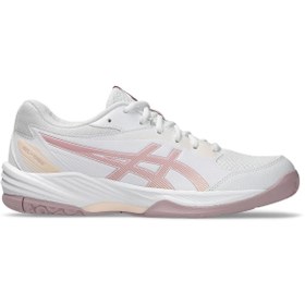 Resim Asics GEL-TASK 4 Kadın White/Guava Voleybol Ayakkabısı 1072A106-105 