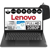 Resim Lenovo V14 Gen4 Iru Intel Core I5 13420H 8gb 512GB SSD Windows 11 Pro 14 Inç Fullhd Taşınabilir Bilgisayar 83A00064TRP02 + Zetta Çanta 