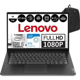 Resim Lenovo V14 Gen4 Iru Intel Core I5 13420H 8gb 512GB SSD Windows 11 Pro 14 Inç Fullhd Taşınabilir Bilgisayar 83A00064TRP02 + Zetta Çanta 