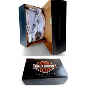 Resim Harley Davıdson Pıstburghh Unisex Kadın /erkek Beyaz Bağcıklı Sneaker Eu 43 / Usa 10 / Uk 9 