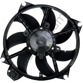 Resim Renault Megane 3 Fluence Fan Motor Pervane Şase Komple 214810898R 