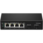 Resim Genel Markalar 4 Port 10/100/1000 +2 Sfp Poe Switch 