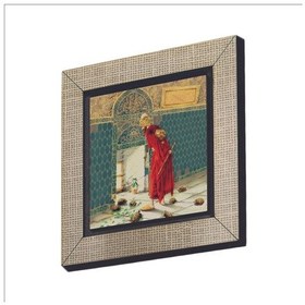 Resim Kaplumbağa Terbiyecisi Replika Baskılı Mdf Magnet 7x7 309 