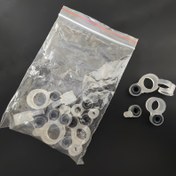 Resim El Kamış Kılavuz Halkası No. 1-14 Set El Kamışı Modifikasyonu Balıkçılık Aksesuarları Silikon Kılavuz Halka Seramik Göz 