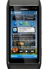 Resim Nokia N8 Dış Ekran-Siyah 