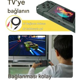 Resim S8 Game Console-520 Oyunlu 3.0 İnç Ekranlı Taşınabilir Mini 
