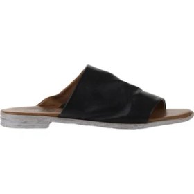 Resim Bueno Shoes Siyah Deri Kadın Düz Terlik 01WQ2009 01WQ2009 