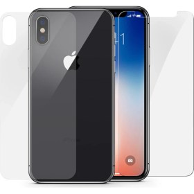 Resim Microcase Apple iPhone X Ön ve Arka İçin Tempered Glass Cam Ekran Koruyucu 