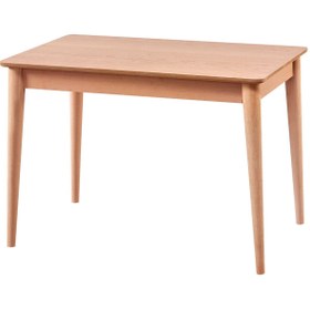 Resim Mavikoltukdöşeme Ms - Msa 190 / 110 Cm Sabit Retro Yemek Masası Cilasız Ahşap 