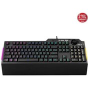 Resim ASUS Tuf Gamıng K1 Usb Q Trk Mekanik Hisli Siyah Gaming Klavye 