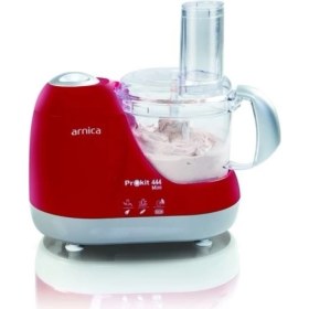 Resim Arnica GH21032 Prokit 444 Mini Mutfak Robotu Kırmızı 