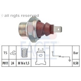 Resim Skoda Yağ Müşürü 0.50 Bar 047919081 Facet Marka 7.0124 