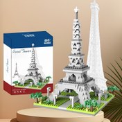 Resim Eiffel Kulesi Model Bina Blokları Oyuncak, bir dekoratif ve eğitici hediye. 