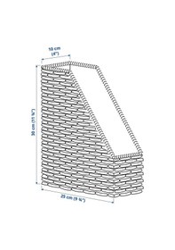 Resim Rattan Dosyalık Naturel Meridyendukkan Dosyalama Düzenleyici Ev-ofis 25x30x10 Cm 