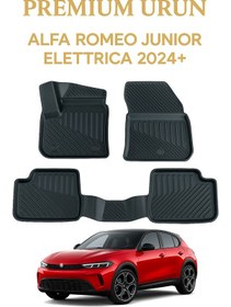 Resim Alfa Romeo Junior Elettrica 2024+ Uyumlu 3d Oto Paspas Premium 