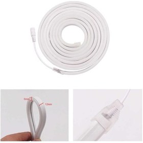 Resim Hazar Led 12 Volt 6x12mm Turkuaz Esnek Neon Led (5 Metre) 
