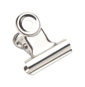 Resim Beyaz Metal Yaylı Kıskaç 22 Mm 24lü 1 Paket 24 Adet 938 