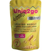 Resim UNİQ2GO WEEKLY Fıstık Ezmeli Proteinli Meyve Bar - 7 adet 50 g.lık bar 7 x 50 g= 350g 