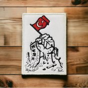 Resim Ex Patch 6 Şubat Birlik Beraberlik Deprem Patch Arma 7 X 10 Cm 