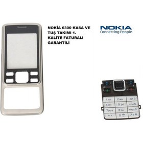 Resim Nokia 6300 Ön Kasa Ve Tuş Takımı Gri Renk (265632098) 