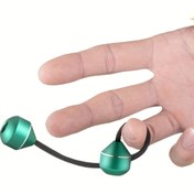 Resim 1 adet Alüminyum Alaşımlı Parmak Yo-Yo, 2 Boncuk ve İp ile - Yetişkinler için Rahatlatıcı El Egzersiz Oyuncak, Becerilik Pratiği, Eğlenceli Tatil Hediyesi (İp Rengi Değişebilir), Harika, Arkadaşlar 