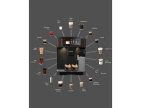 Resim Arçelik Imperium Barista 18 Farklı Kahve Seçeneği Tam Otomatik Espresso Makinesi - Dokunmatik Ekran - 19 Bar +2kg Kahve Em 9495 