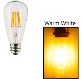 Resim Cata CT-4353 8W E27 Duylu Rustik LED Ampul Günışığı Rengi 