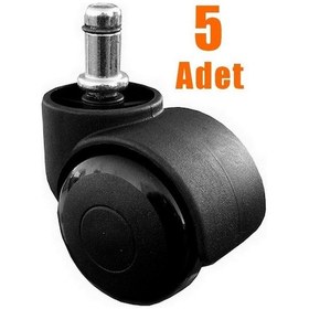 Resim Hayal Sepeti Ofis Çalışma Koltuğu Tekerleği 5 Adet Dayanıklı 