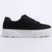 Resim Timberland TB0A63FVW051_LOW LACE UP SNEAKER Siyah Deri Kadın Sneaker 