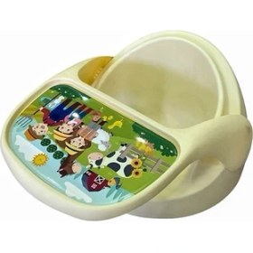 Resim Bahat Plastik Çocuk Mama Koltuğu Açık Sarı 