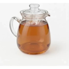 Resim Aesco Dayanıklı Borosilikat Cam Demlik - 600 ml Şeffaf Çaydanlık, Filtreli Bitki Çayı ve Kahve Demleme Sürahisi, Kapaklı Cam Demlik 