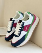 Resim United Colors of Benetton BNT-10070 BEnetton Kadın Sneaker - Lacivert & Fuşya 