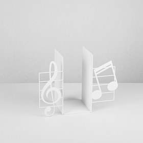 Resim KT-018-A Dekoratif Metal Kitap Tutucu | ByLamp 