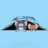 Resim Tom ve Jerry Karakterli Araç Çıkartması - Kırmızı Papyonlu Sevimli Hayvan Tasarımı, Araba, Motosiklet ve Elektrikli Araçlar İçin Uygun | Doğum Günü, Babalar Günü, Anneler Günü veya Hediye İçin İdeal | Eğlenceli Tasarım | Dayanıklı Dekal 