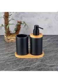 Resim Tohana Seramik İkili Banyo Seti Siyah THN17013 Siyah 