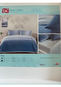 Resim Taç Rory Lacivert Çift Kişilik Pike Takımı Lacivert 